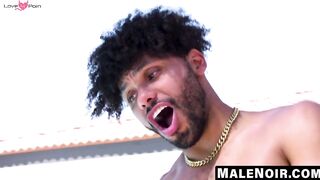 Tony Genius BBC raw drills Benny Foxs gaping ass relentlessly