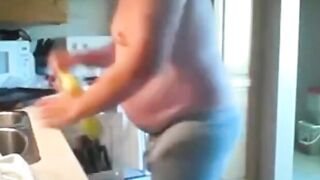 Bear Daddy Gets Pantsed by His Man on Webcam