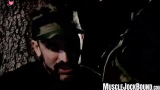 MuscleJockBound.com - Dire Callahan explores subs with slaps and spanks
