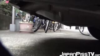 These thong removing Japanese babes unleash full stream all over town