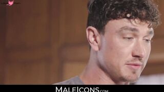 MaleIcons.com - Young gay lover's intimate rimming and intense anal fucking session