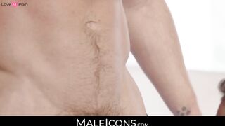 MaleIcons.com - Young gay lover's intimate rimming and intense anal fucking session