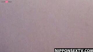 Buzzing toy thrilled this Japanese womans aching wet vag