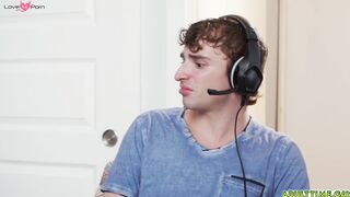 Ryan Jacobs and Jade Desire take advantage of the situation by BOTH jerking off