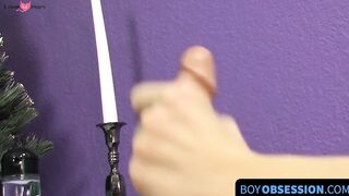 BoyObsession.com - Naughty Chad Hollywood's toy ass drilling and wanking fun