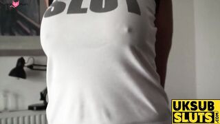 UKSubSluts.com - Dirty mature whore waits to be his sex slave all day