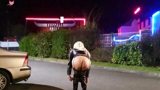 Crossdresser Angel Outdoor Fun