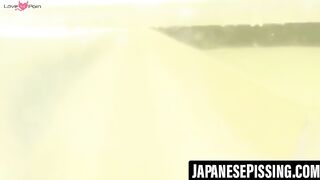 Pissing Asian babes recorded by horny voyeur lenses