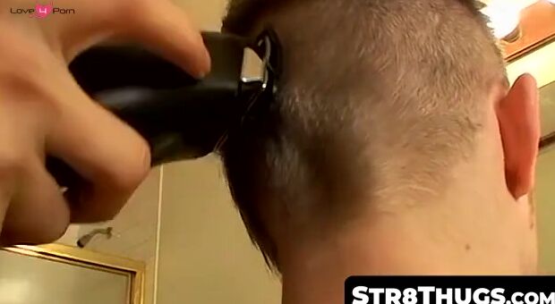 Str8Thugs.com - Thuggish jocks' mutual wrestling and naked cock stroking cum fest