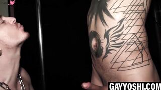 Deviants Yoshi Kawasaki and Axel Abysse try cock sounding play