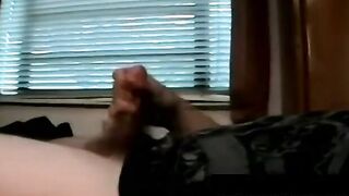 Big cocked gay licks ass while stroking dripping dick
