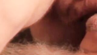 Bearded Daddy Bear Sucks and Cums on Cock