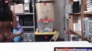 ShopliftersPunished.com - Big tits Aryana takes Ryans big fat cock for stealing after