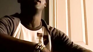 JoeSchmoeXXX.com - Black amateur strips and masturbates into an intense orgasmic blis