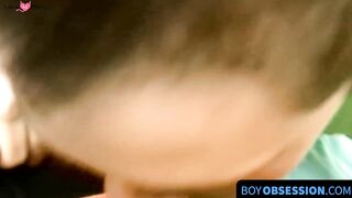 BoyObsession.com - Lithe Seth enjoys inked buddy's hard cock after passionate sucking