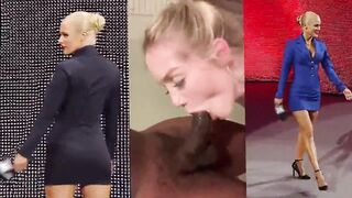 WWE Lana WORSHIPS big black cock – PMV SPLITSCREEN EDIT