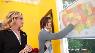 Brainstorming with a hard dick inside her