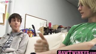 RawTwinkys.com - Petite Keith's ass stretched bareback after a juicy blowjob