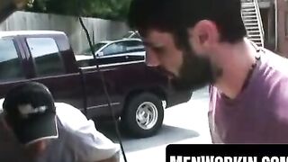 Hairy old guy jerks and cums on his stomach