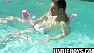 Panty twink enjoying intimate solo cock stroking