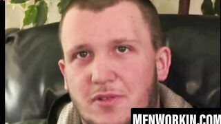 Gay amateur loves wanking while we watch him