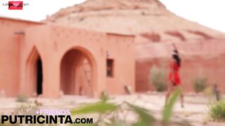 Cowgirl Putri Cinta is Showing Off Her Small Vagina Outdoors The Cabin