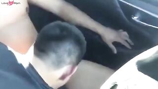 Public Blowjob Fun: Outdoor Handjob and Masturbation