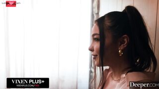 Deeper. Curvy Hottie Rissa May Gets Her Butt Spread Out By Old Man