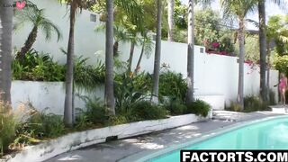 Ella Hollywood fucks Adira Allures MILF holes till she howls