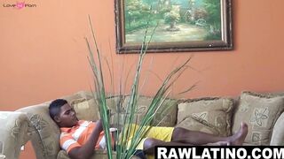 Brazilians Santiago and Ramon bareback hard first time