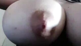 Big Lactating Tits on Webcam