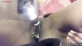 Ayana pounds creamy squirting cunt