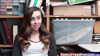 ShopliftersPunished.com - Young petite Lexi Lovell gets punished by two LP officers a