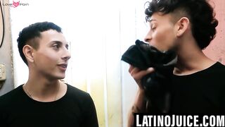 Uriel Simon sniffs Dimitry's underwear then breeds him