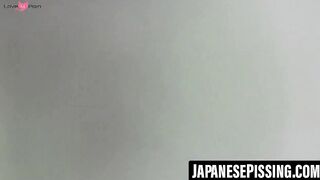 One girl sees a perv recording while she pees outdoors