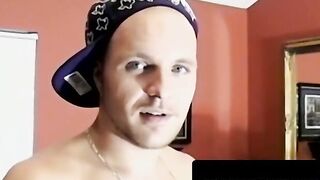 Black Dude's Glory Hole Jerk-Off Session