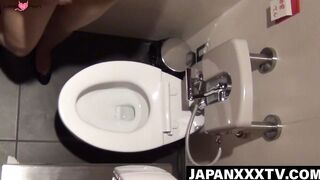 Japanese teen discovers secret pleasures with vibrator in public