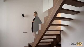 Old4k porn video – OLD4K. Sweet blonde offer a fellatio to older man and gets boned