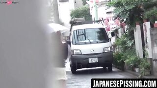 Public-Peeing2019 - Hot Babes Piss Outdoor in Public Places