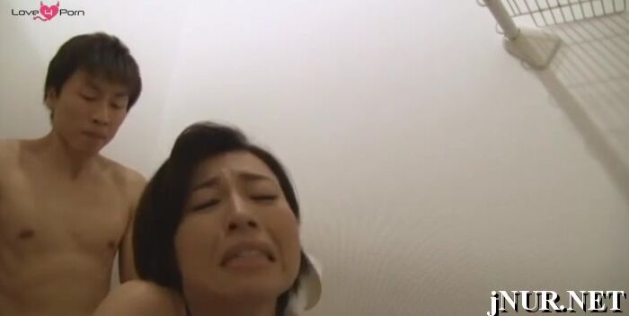 Cutie's big tits squuezed hard