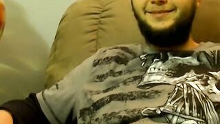 Hairy American Lurch sucked off by mature black homo