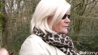 Old Nanny and Blonde Babe Passionate Lesbian Encounters