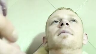 Naughty college girl Teases Her Stepbrother With Big Boobs And Gets A Facial