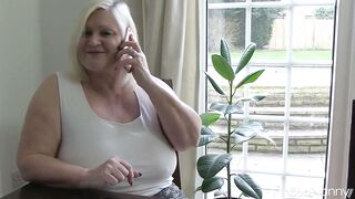 Oldnanny Blonde Granny Blows And Fucks Young Stud Hard