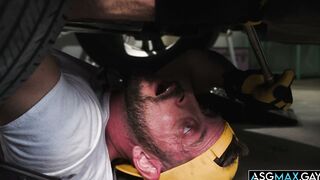 Johnny Ford Hooks Up with Stepsons Buddy in Garage