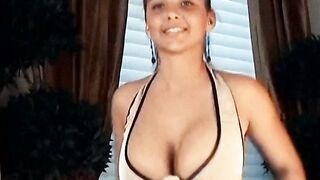 Busty Babe Gives A Sexual Dance Performance For Her Fans