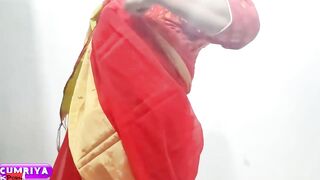 Bhabi with Saree Red Goddess Neighbours Ex-Fiance