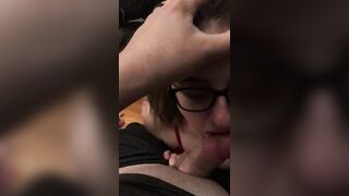 Fiance giving oral sex