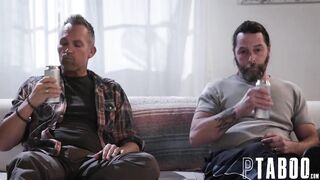 Thin Judy Jolie Banged! Her Stepdad and His Friend