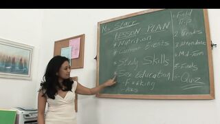 Turned on chinese professor wants a taste of her favorite students penis